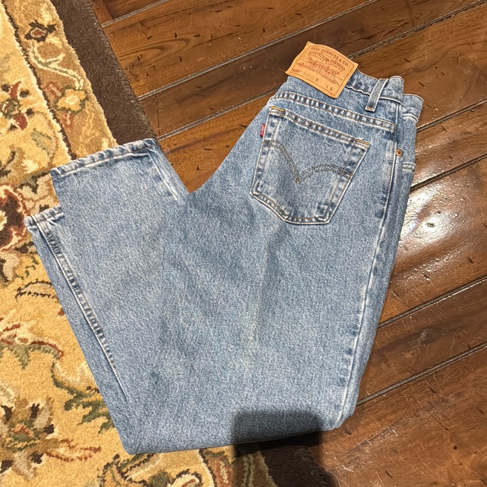 Vintage 550 1996 Levi's Mid wash Blue Jeans